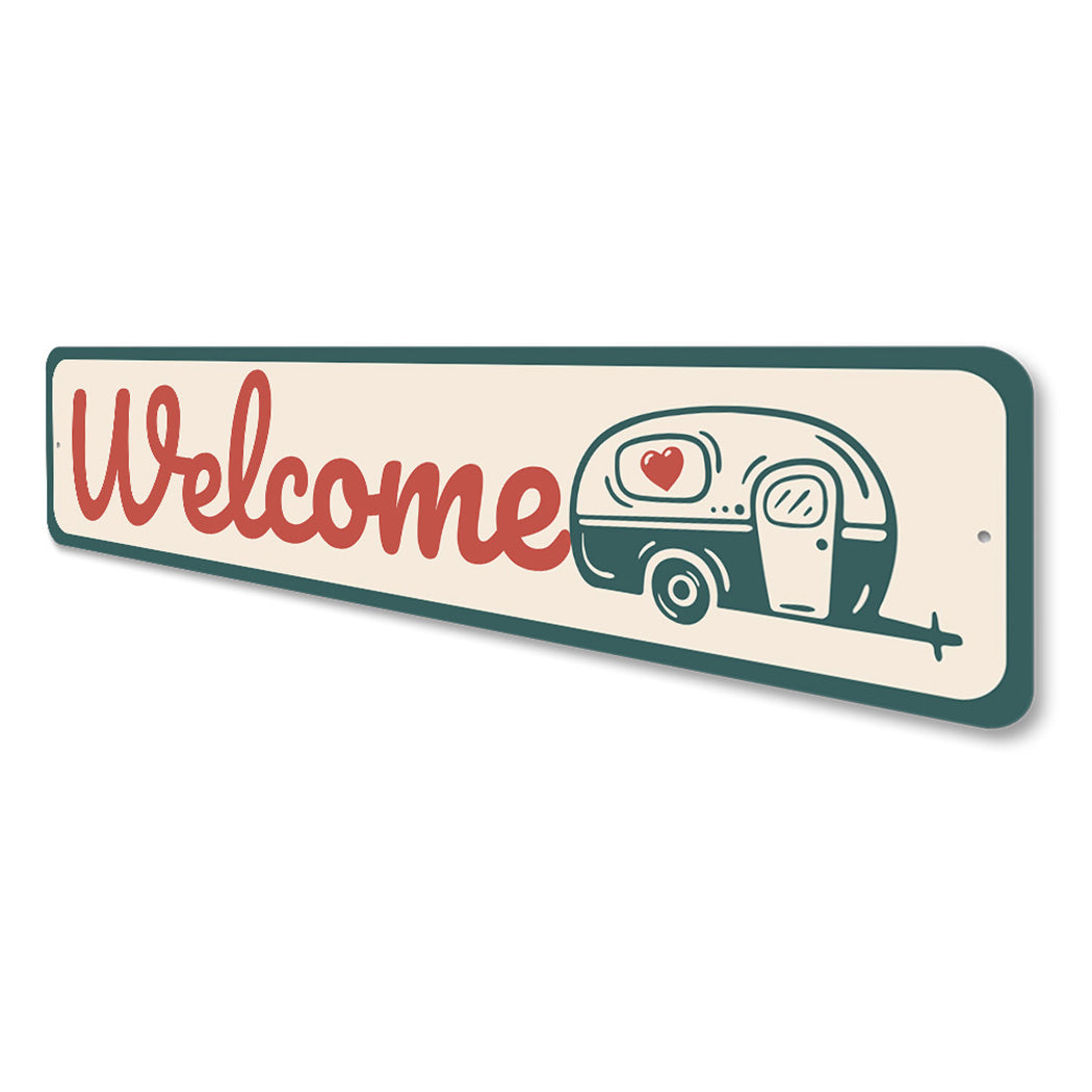 Welcome Camper Sign