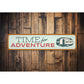 Time for Adventure Camper Sign