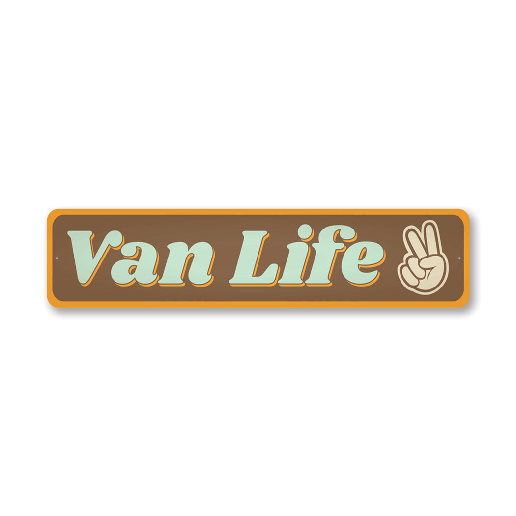 Van Life Metal Sign