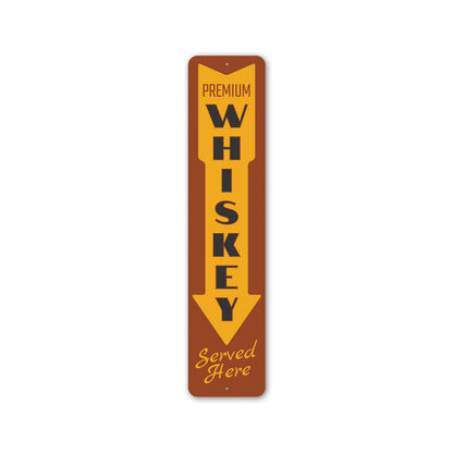 Premium Whiskey Metal Sign