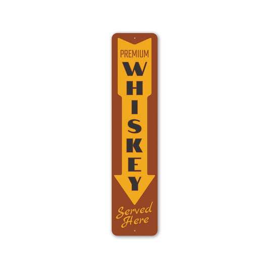 Premium Whiskey Metal Sign