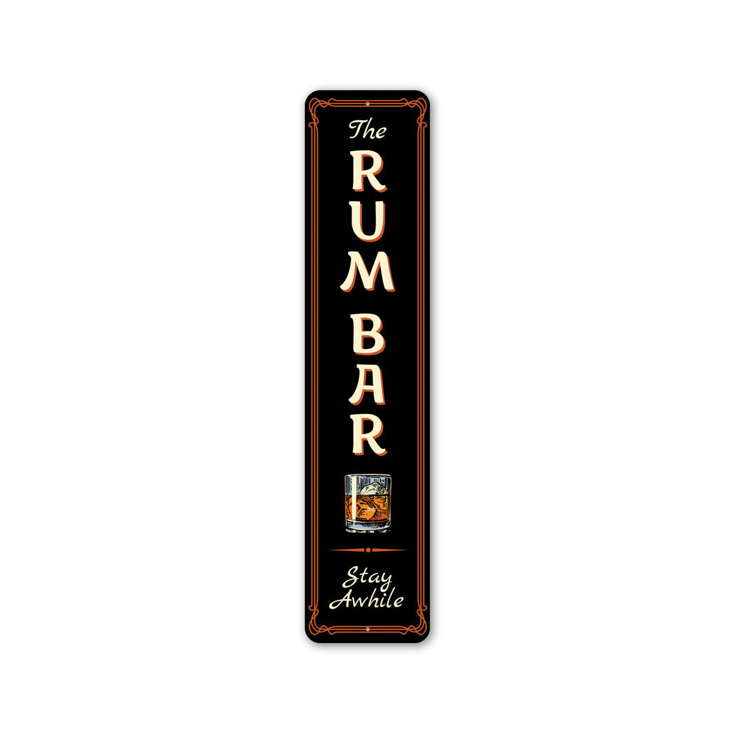 The Rum Bar Metal Sign