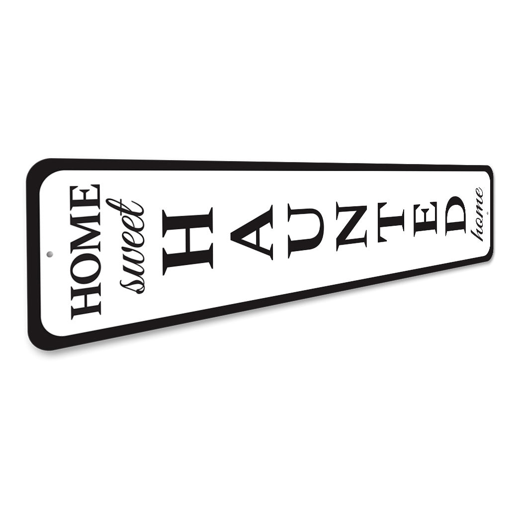 Vertical Home Sweet Haunted Home Sign