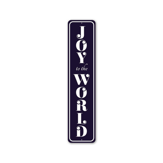 Joy To The World Metal Sign