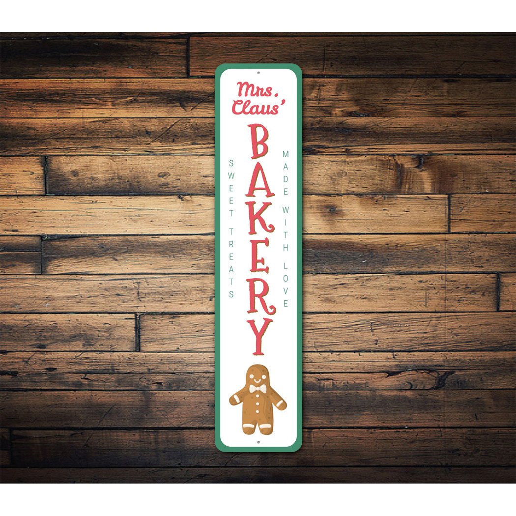 Mrs Claus Bakery Sign