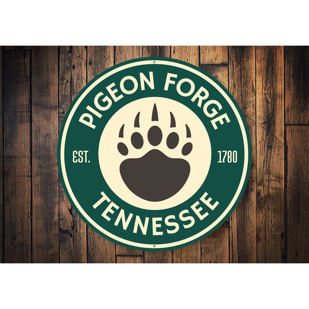 Pigeon Forge Camping Sign