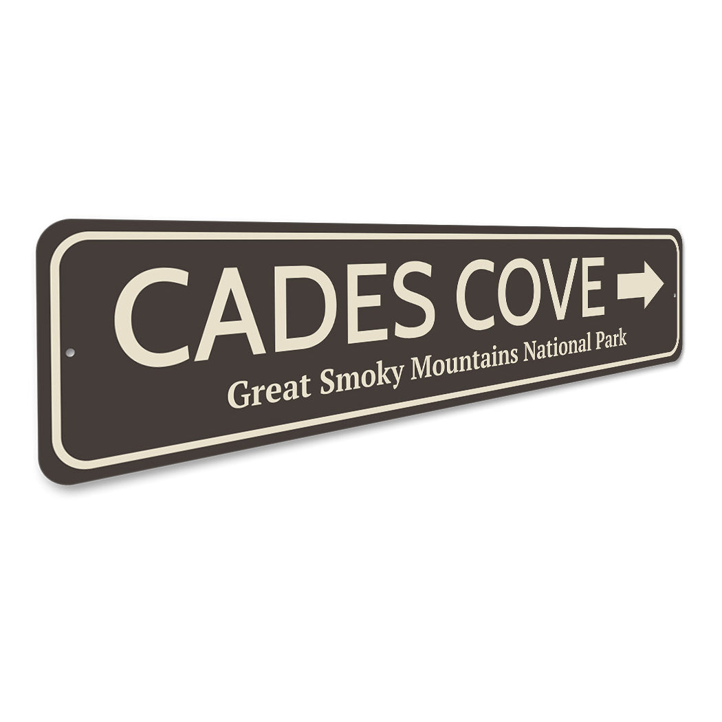 Cades Cove National Park Sign