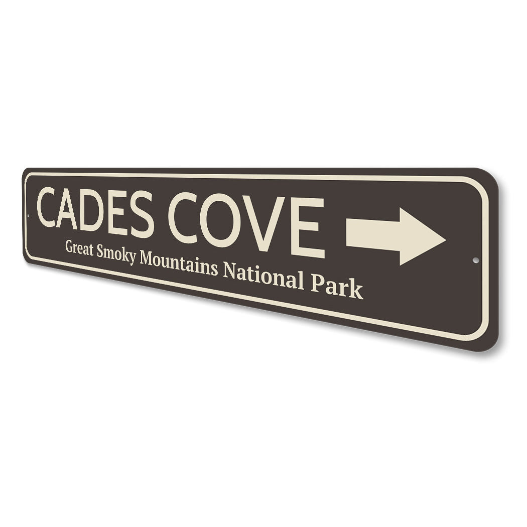 Cades Cove National Park Sign