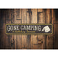 Gone Camping Sign