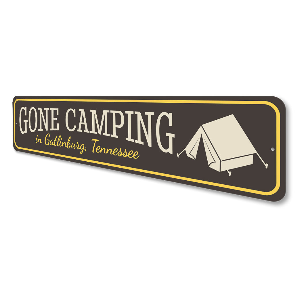 Gone Camping Sign