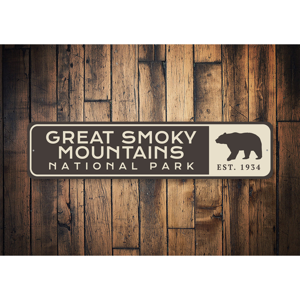 Great Smoky Mountains National Park Sign