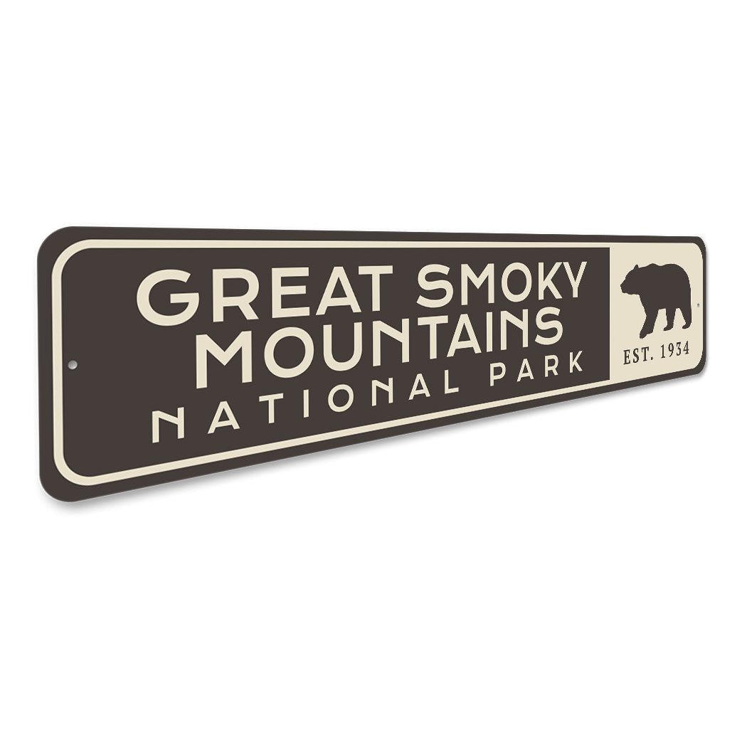 Great Smoky Mountains National Park Sign