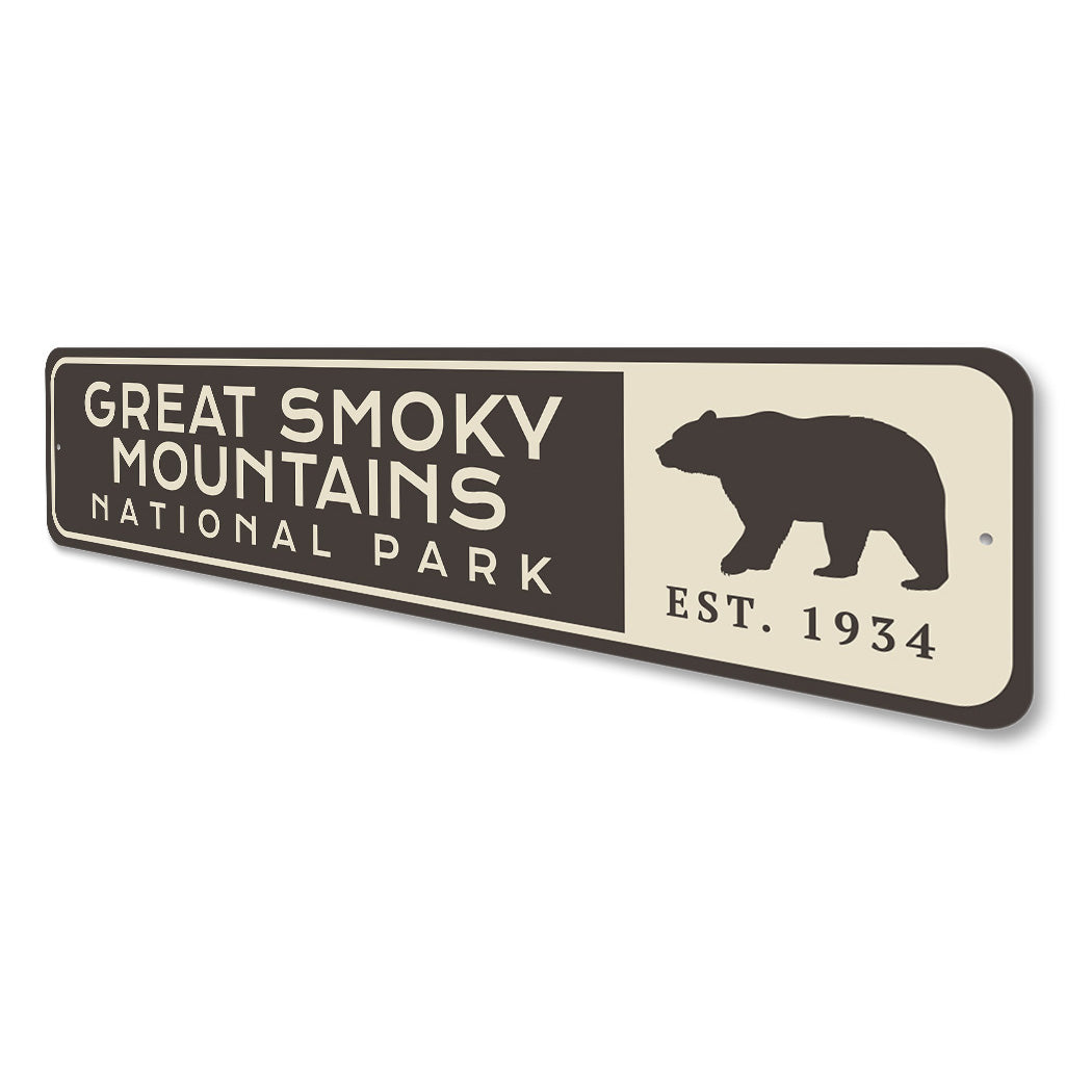 Great Smoky Mountains National Park Sign