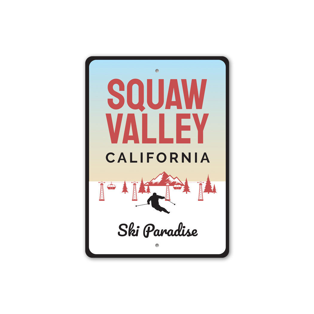 Squaw Valley Ski Sign