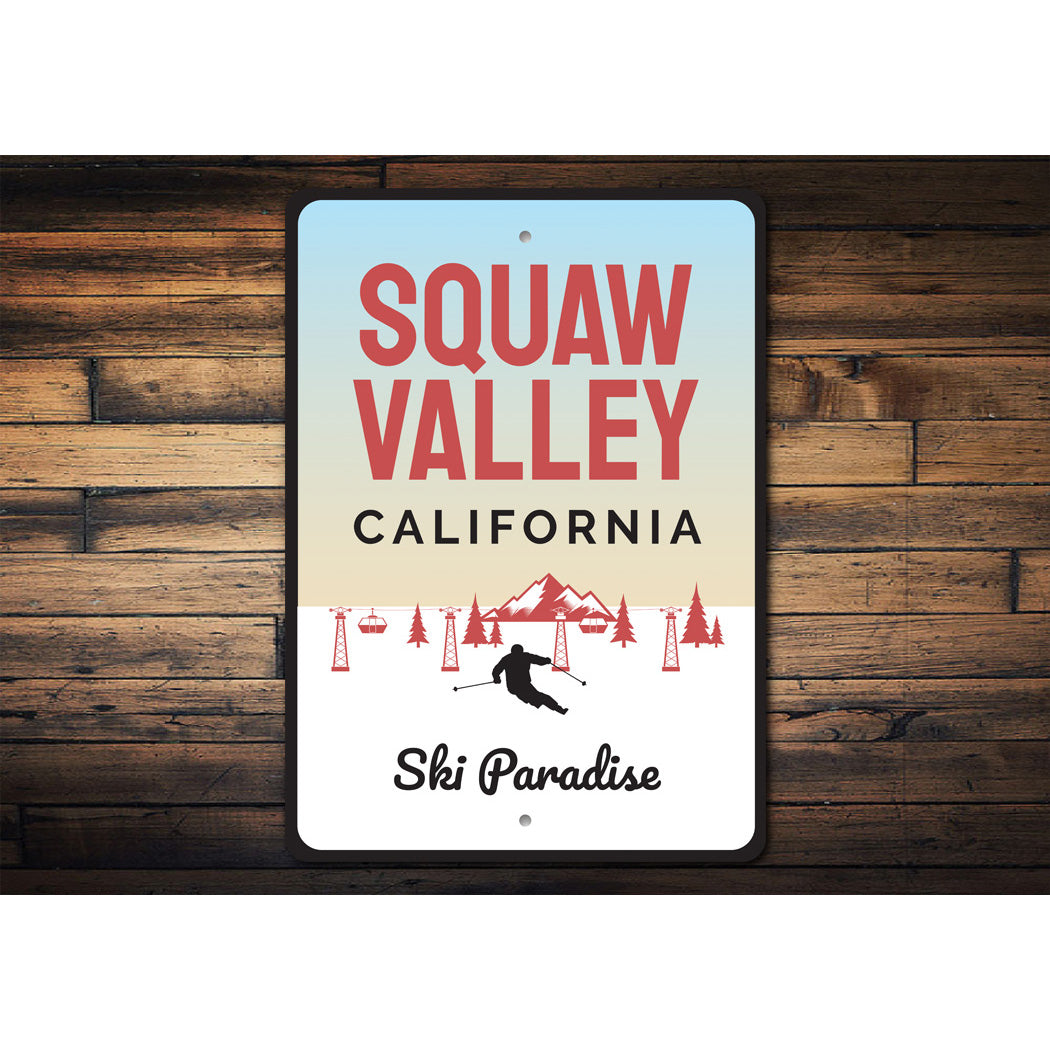 Squaw Valley Ski Sign