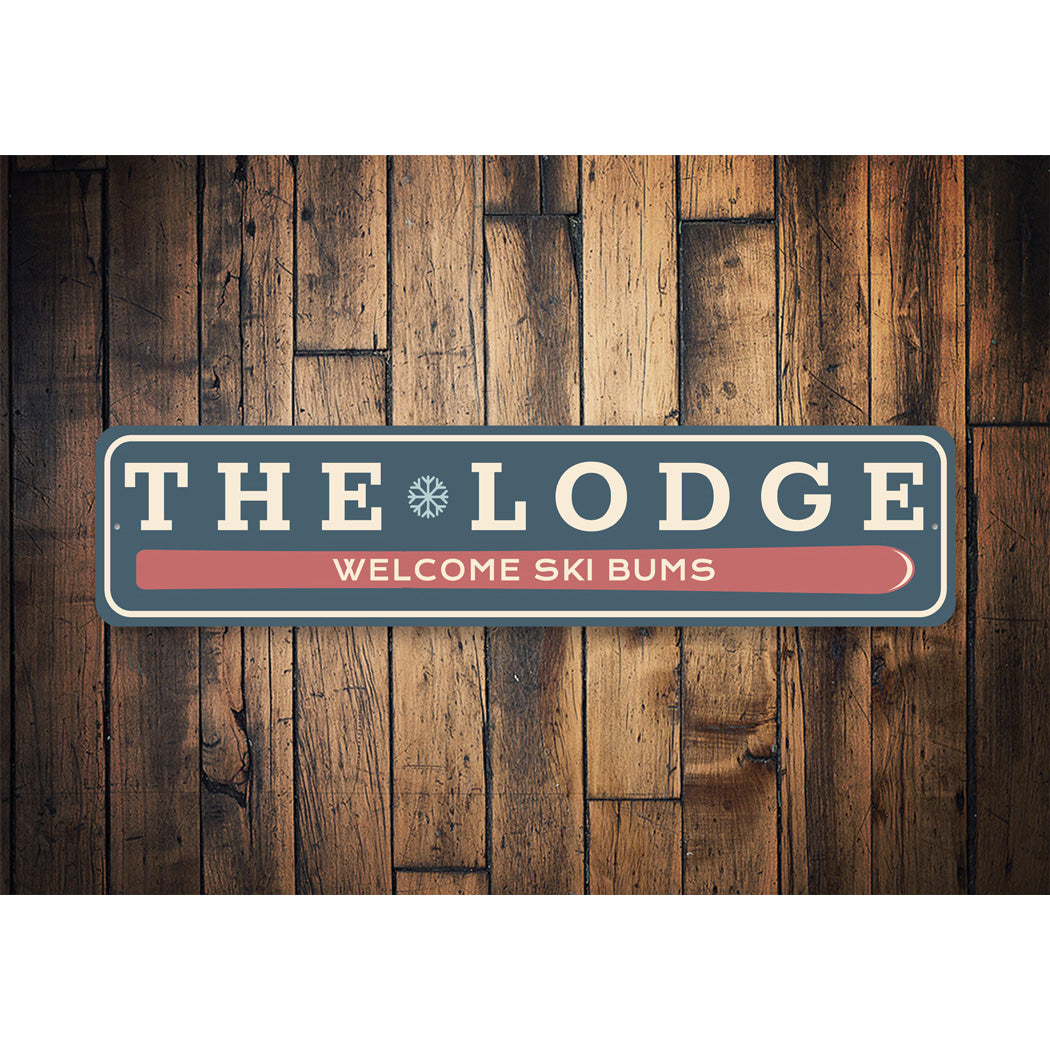 The Lodge Welcome Sign