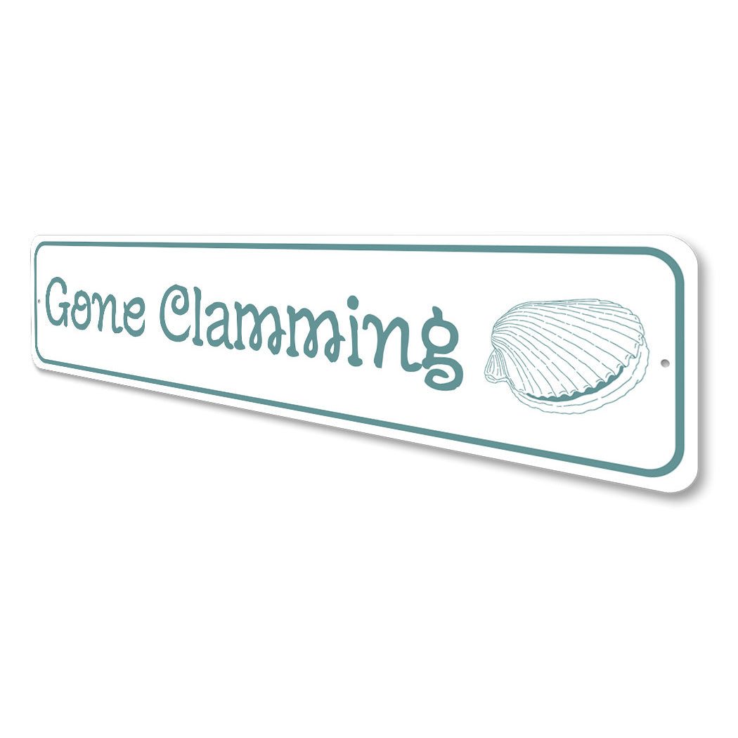 Gone Clamming Sign