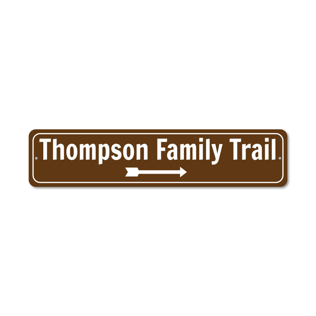 Trail Metal Sign