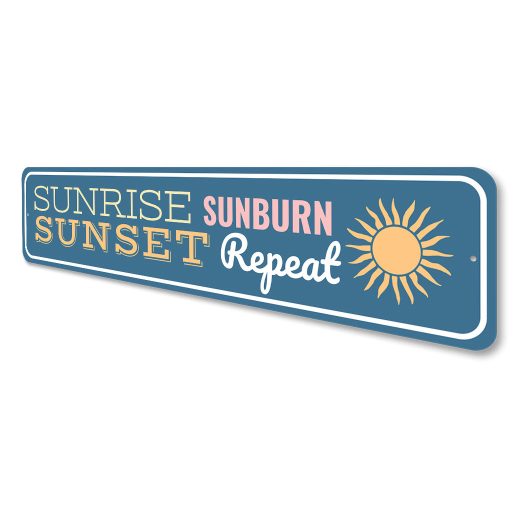 Sunrise Sunburn Sign