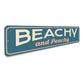 Beachy And Peachy Sign