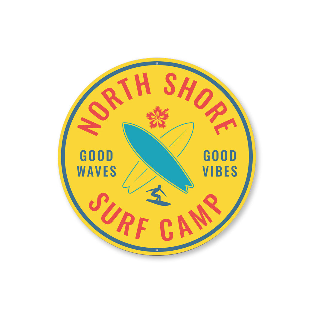 North Shore Surf Camp Sign