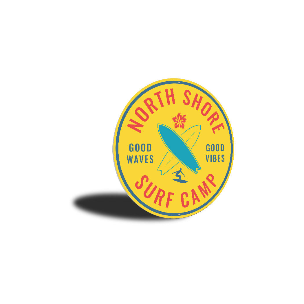 North Shore Surf Camp Sign