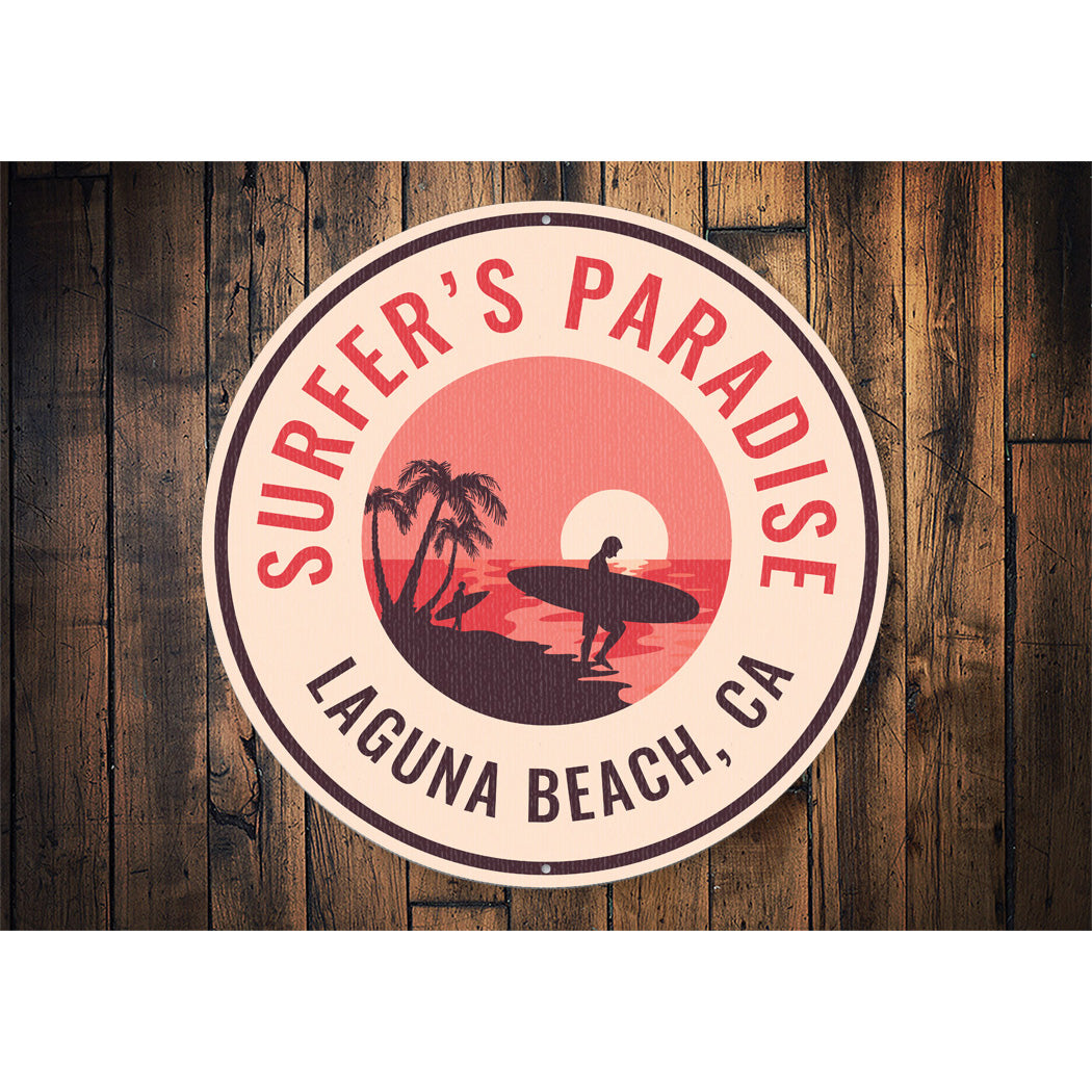 Surfer'S Paradise Sign