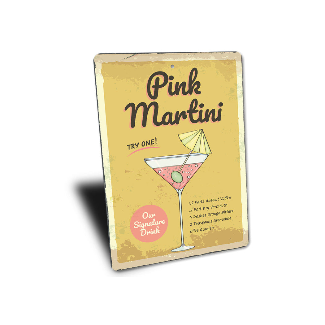 Pink Martini Signature Bar Drink