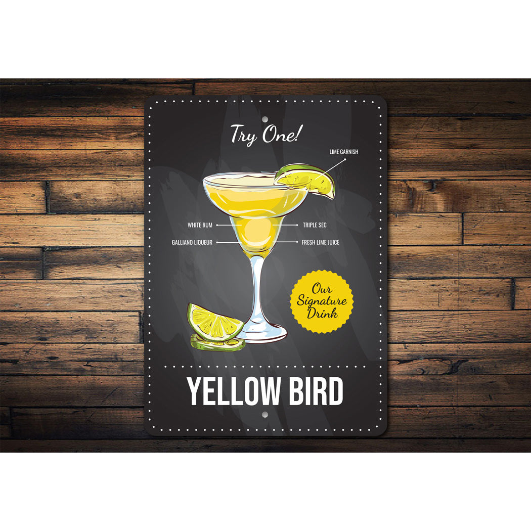Yellow Bird Signature Cocktail Drink