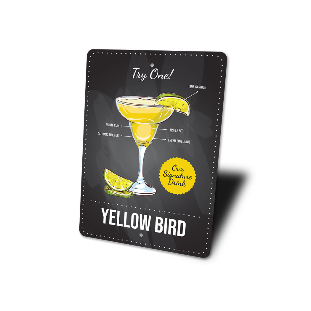 Yellow Bird Signature Cocktail Drink