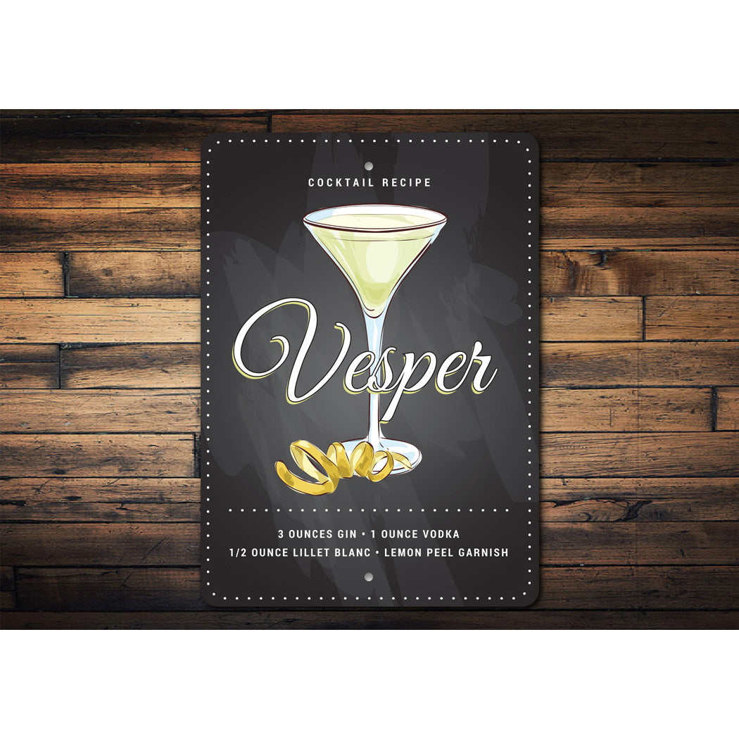 Vesper Signature Cocktail Drink