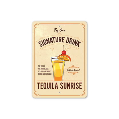 Tequila Sunrise Try Our Signature Drink