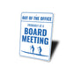 Out Of The Office Paddle Board Metal Sign