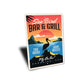Sea Bird Bar And Grill Fly On In Metal Sign