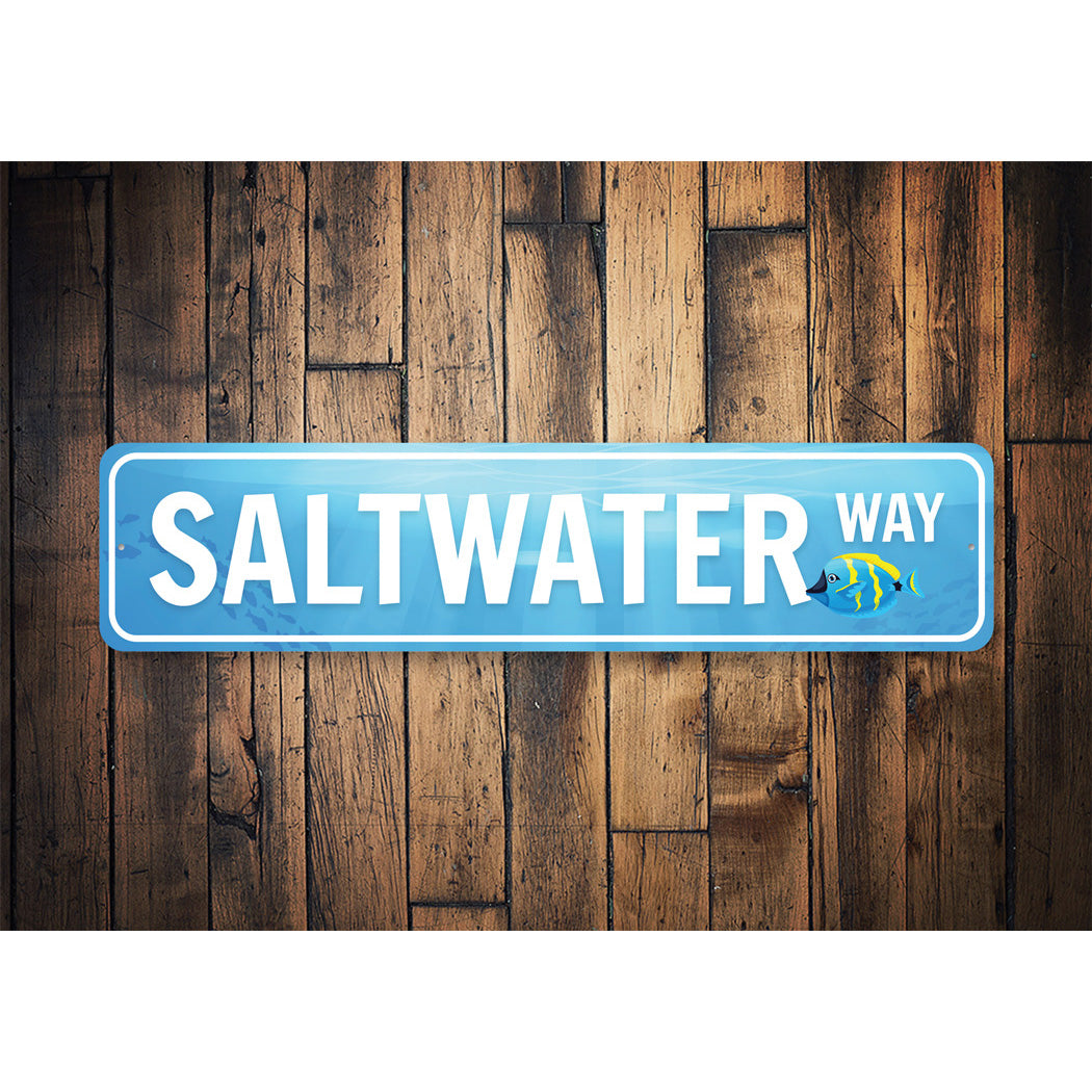 Saltwater Way Sign