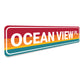 Ocean View Place Sign
