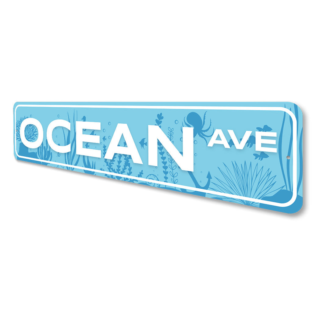 Ocean Avenue Sign