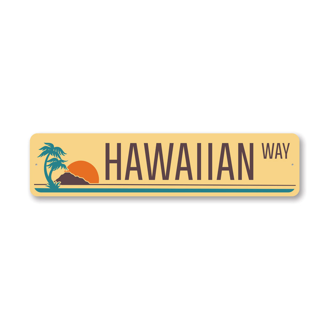 Hawaiian Way Sign