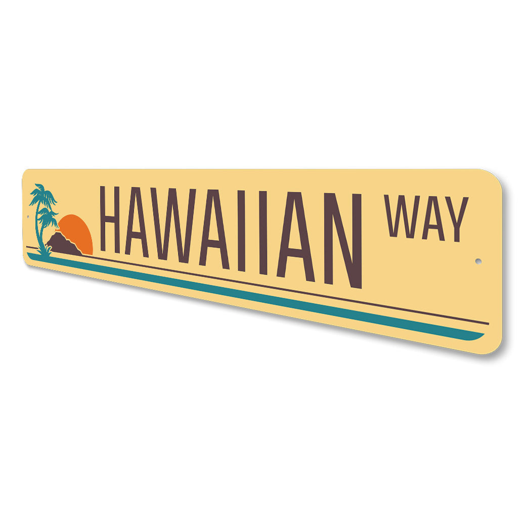 Hawaiian Way Sign
