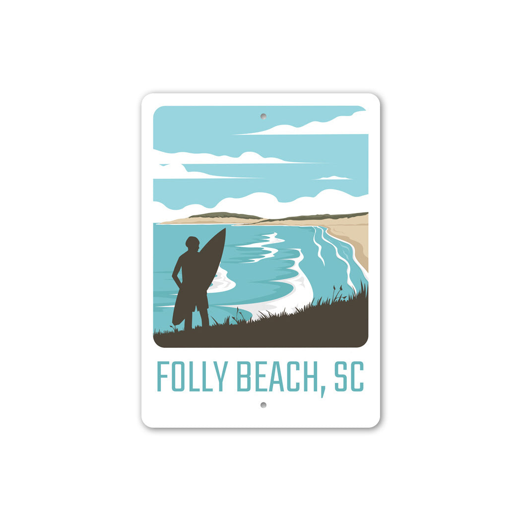 Folly Beach South Carolina Sign