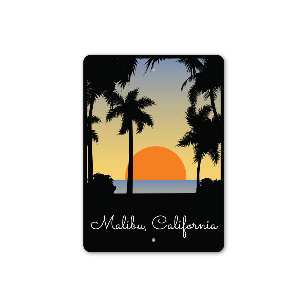 Malibu California Sign