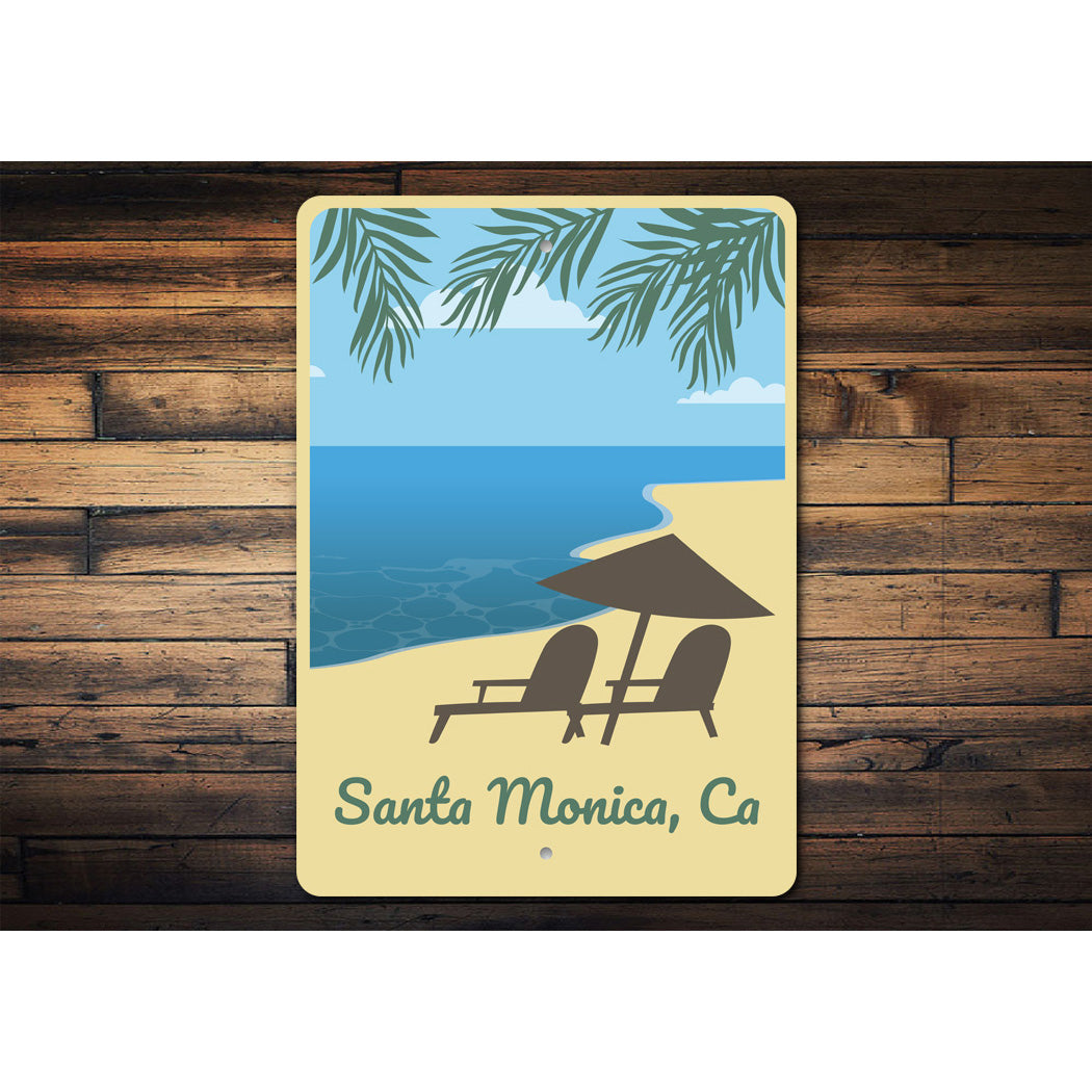 Santa Monica California Sign