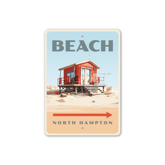 North Hampton Beach House Vacation Sign