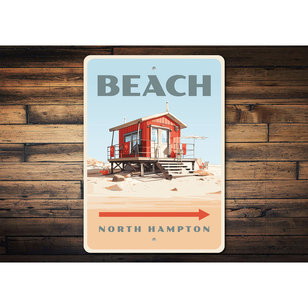 North Hampton Beach House Vacation Sign