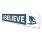 Surfing Bigfoot I Believe Sasquatch Surf Sign