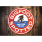 Bigfoot Spotted Swim At Your Own Risk Surf Sign