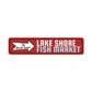 World Famous Fish Market Metal Sign