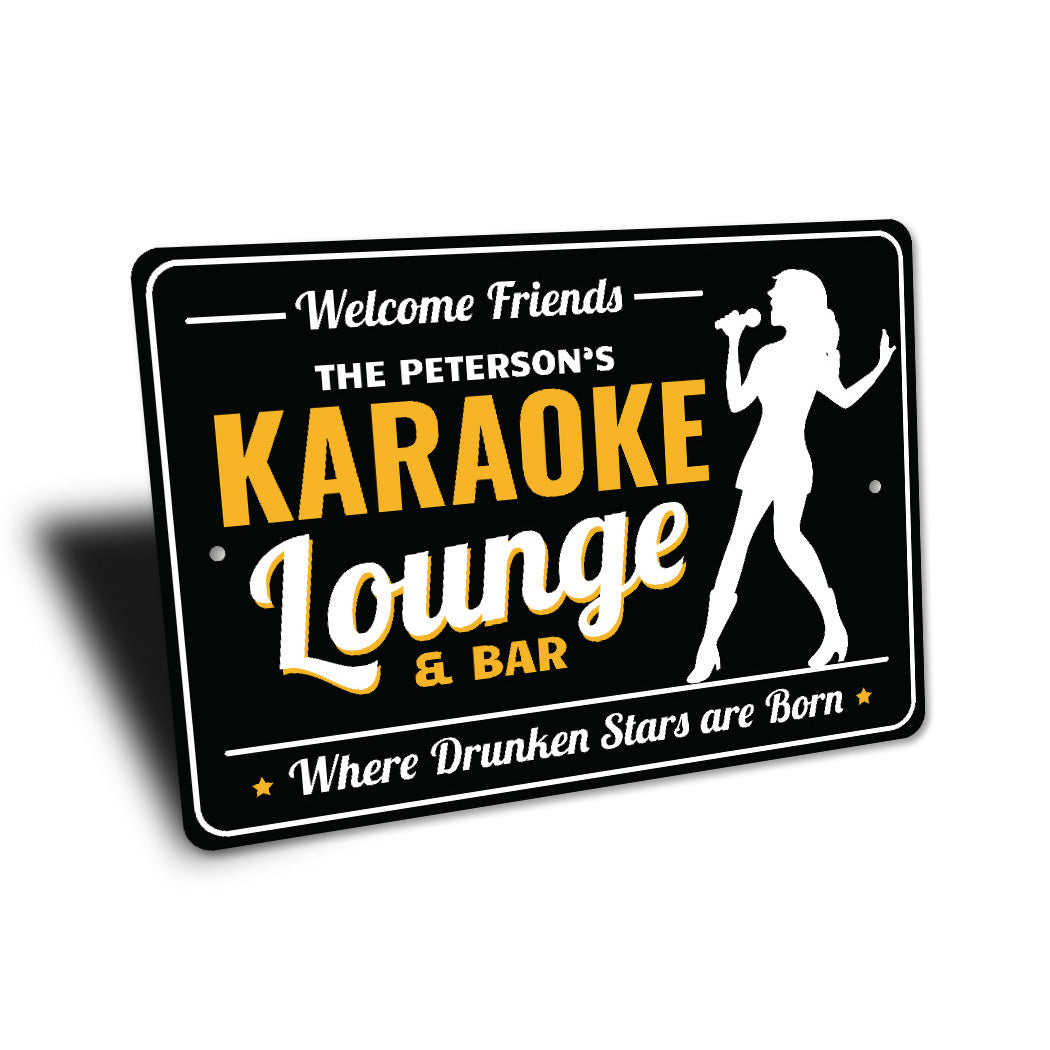 Custom Karaoke Lounge Bar Where Stars Are Born Sign