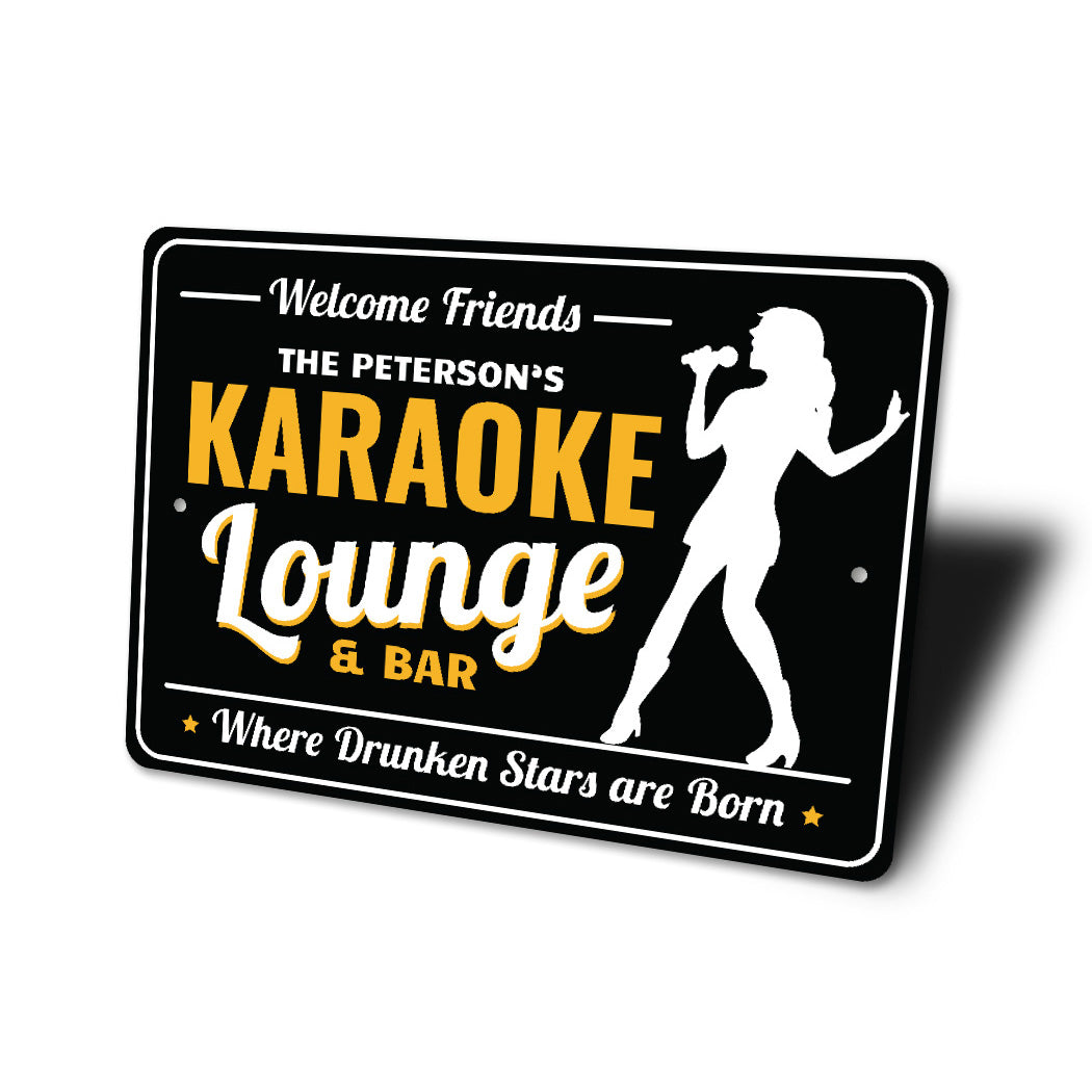 Custom Karaoke Lounge Bar Where Stars Are Born Sign