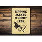 Tipping Tattoo Sign
